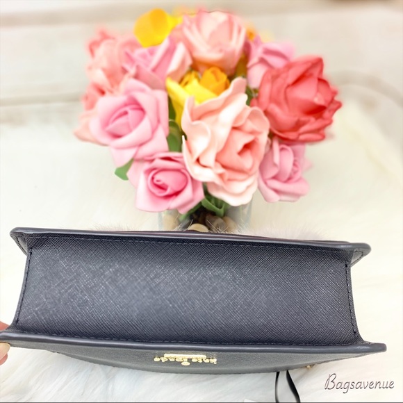 Kate spade set  dashing penguin card holder black - Picture 7 of 8